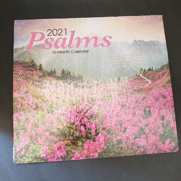(5/$15) 2021 PSALMS 16 Month Calendar - Picture 5 of 6
